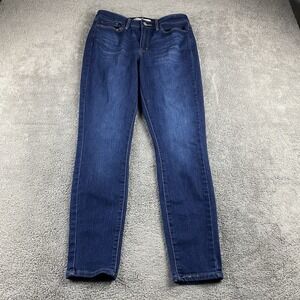 Signature Levis‎ Skinny Jeans Womens 6M 28x30 Blue Medium Wash